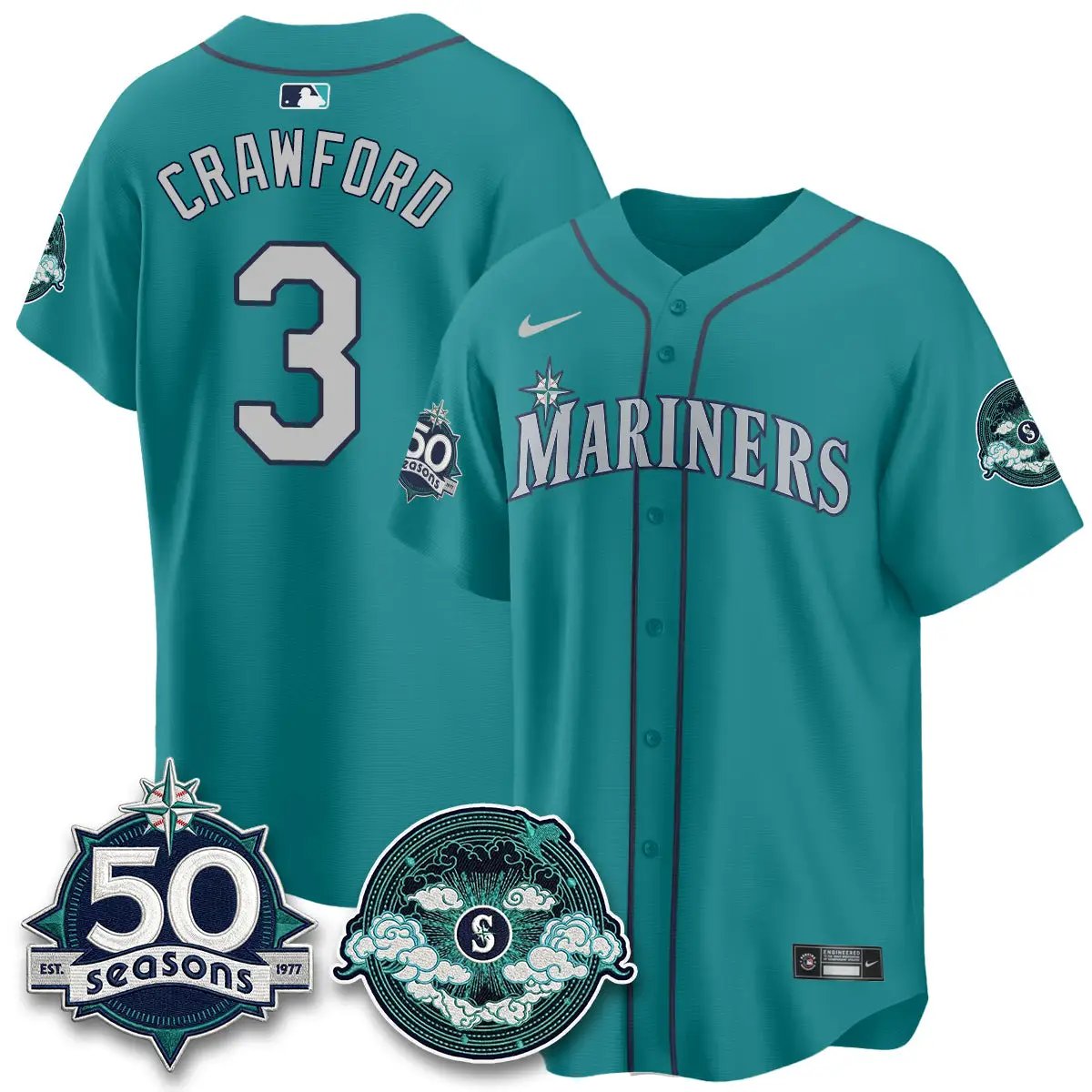 SEA x FW Night Limited Jersey - All Stitched by Seattle Mariners