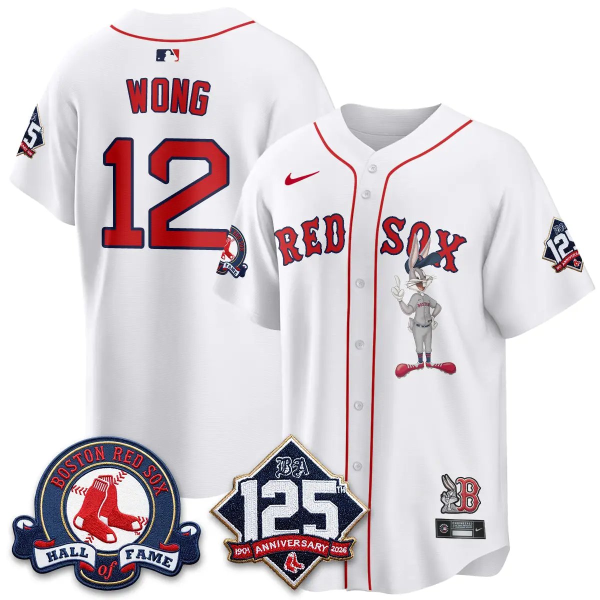 BOS x Bunny Vapor Premier Limited Jersey - Stitched by Boston Red Sox