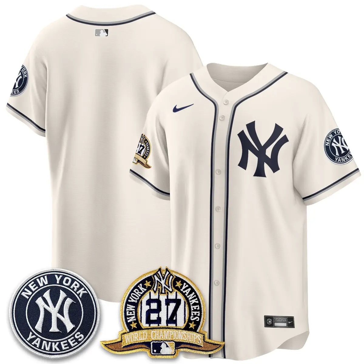 New York Yankees 2026 Black Out Style Vapor Limited Jersey - All Stitched by New York Yankees