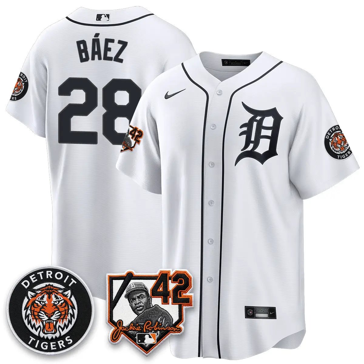 Detroit Tigers 2026 Jackie Robinson Day Vapor Limited Jersey - All Stitched by Detroit Tigers