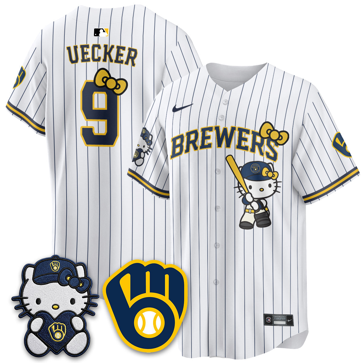 Milwaukee Brewers Meow KT Night Vapor Limited Jersey - All Stitched by Milwaukee Brewers