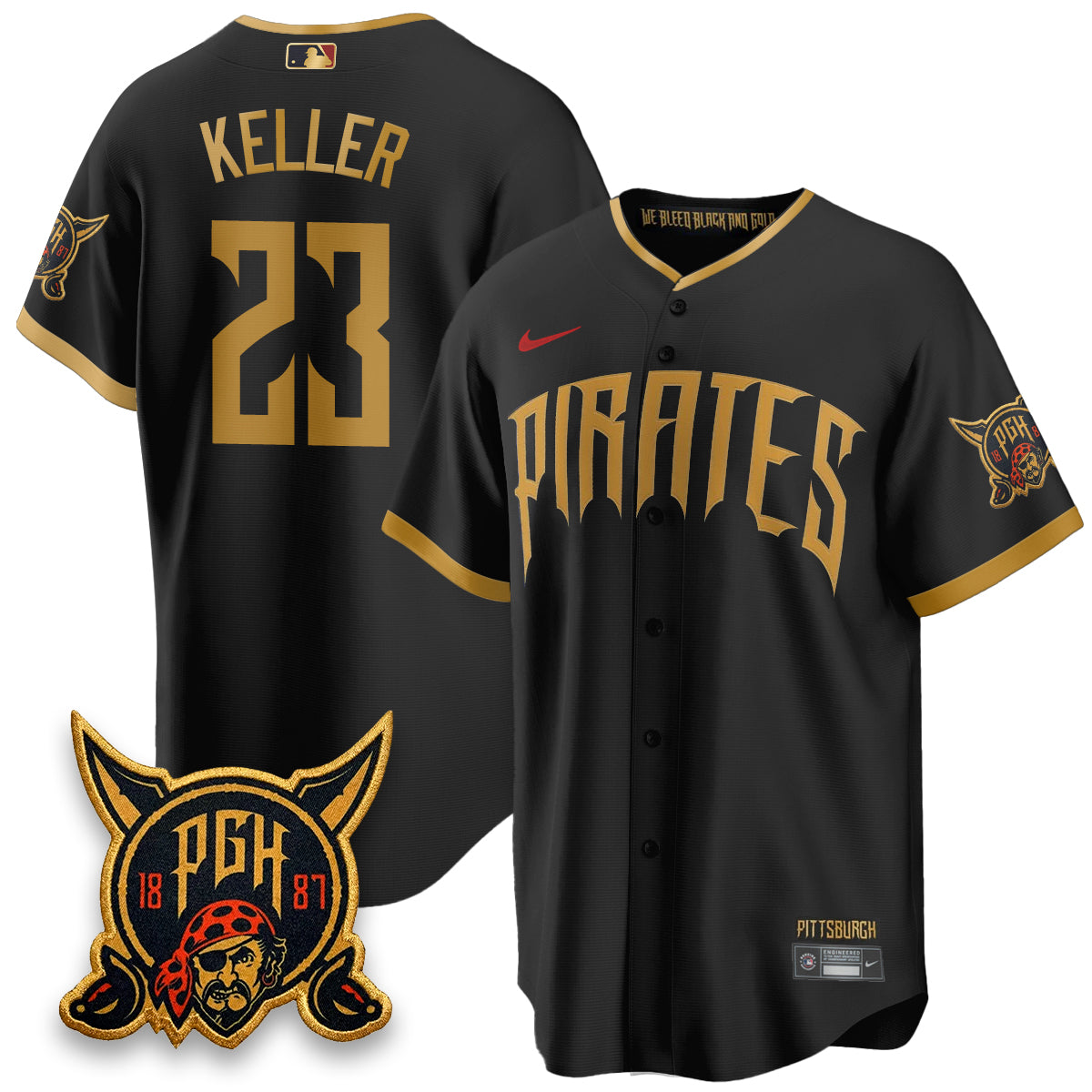 PIT 2026 City Connect Vapor Premier Limited Jersey - All Stitched by Pittsburgh Pirates