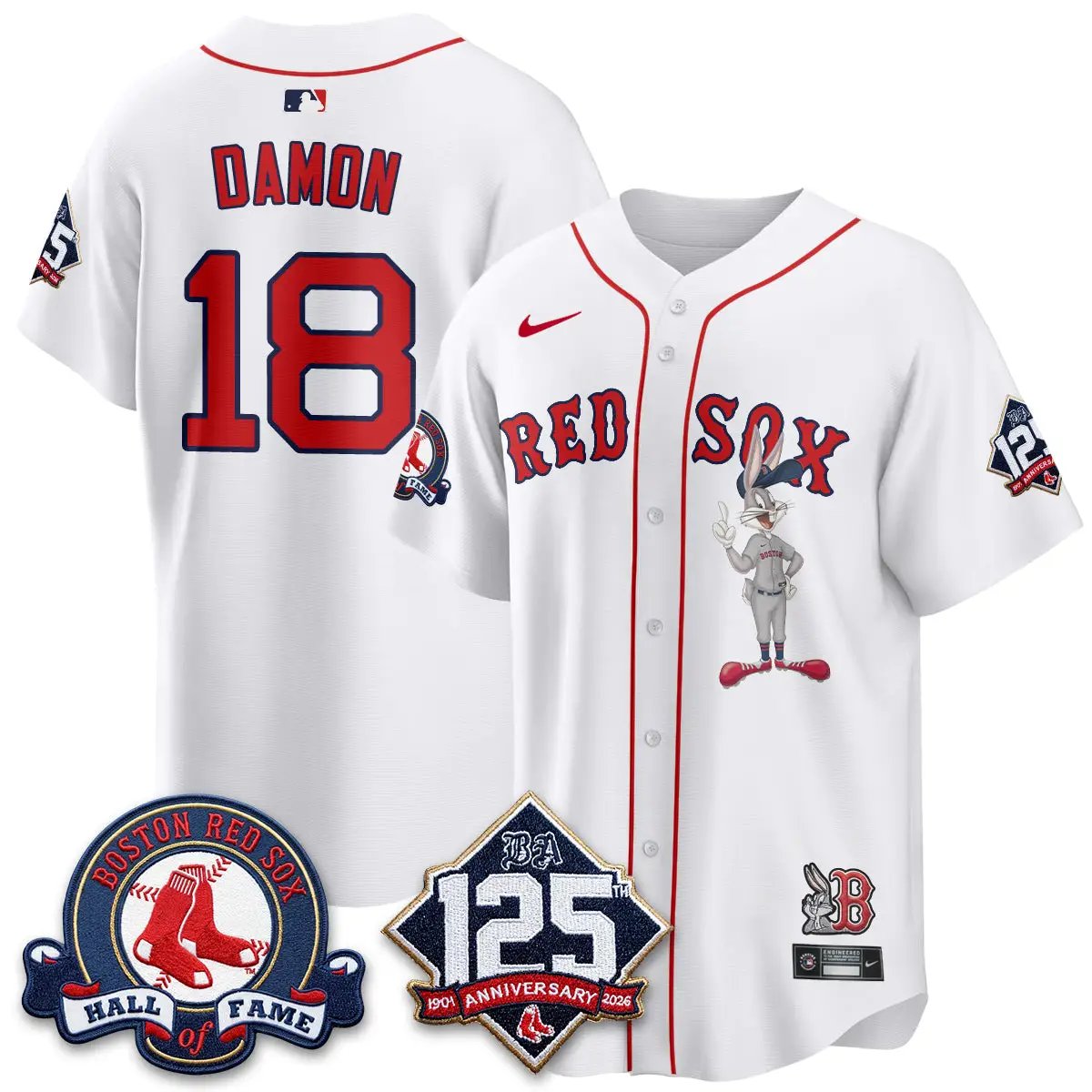 BOS x Bunny Vapor Premier Limited Jersey - Stitched by Boston Red Sox