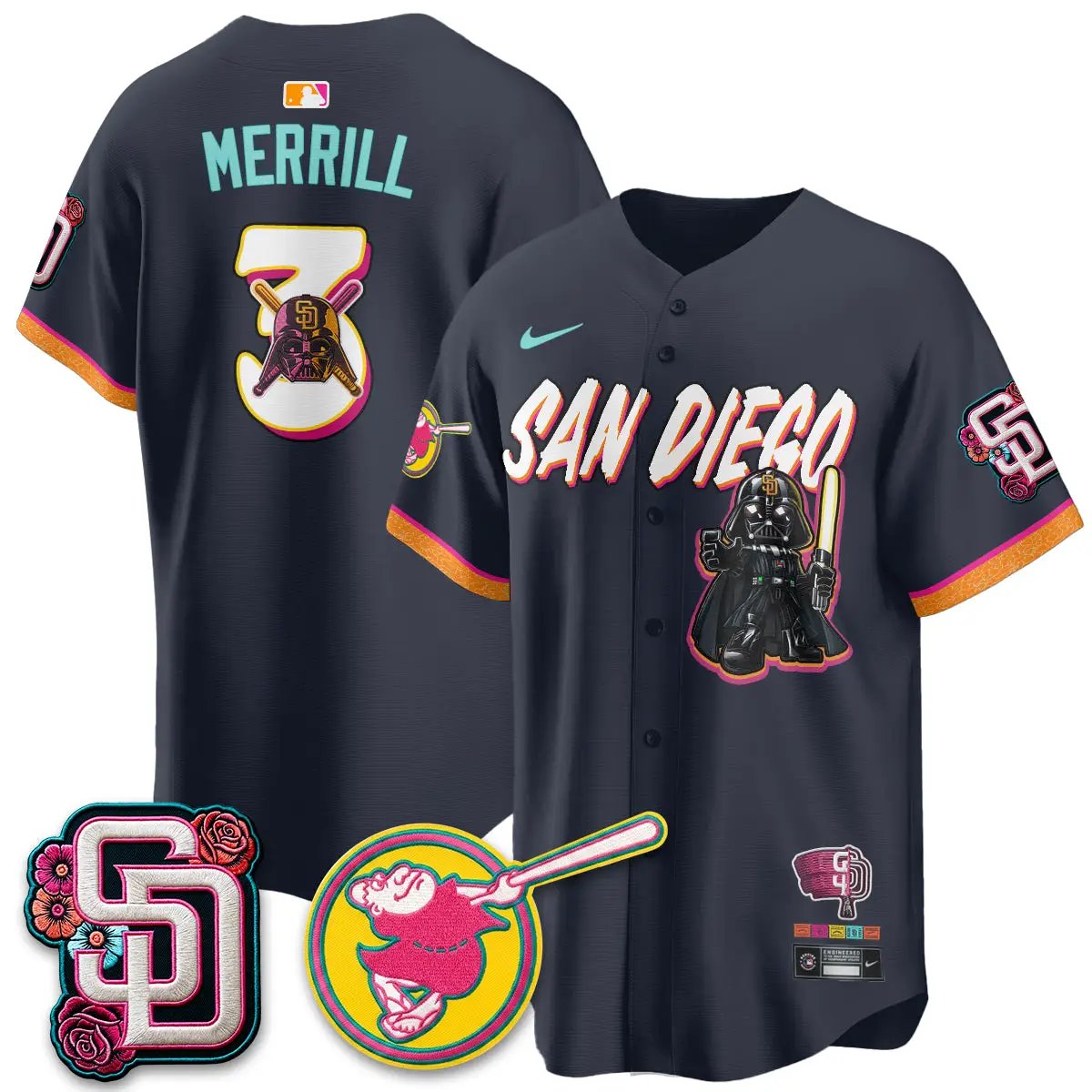 San Diego Padres x SW 2026 Vapor Limited Jersey - Stitched by San Diego Padres