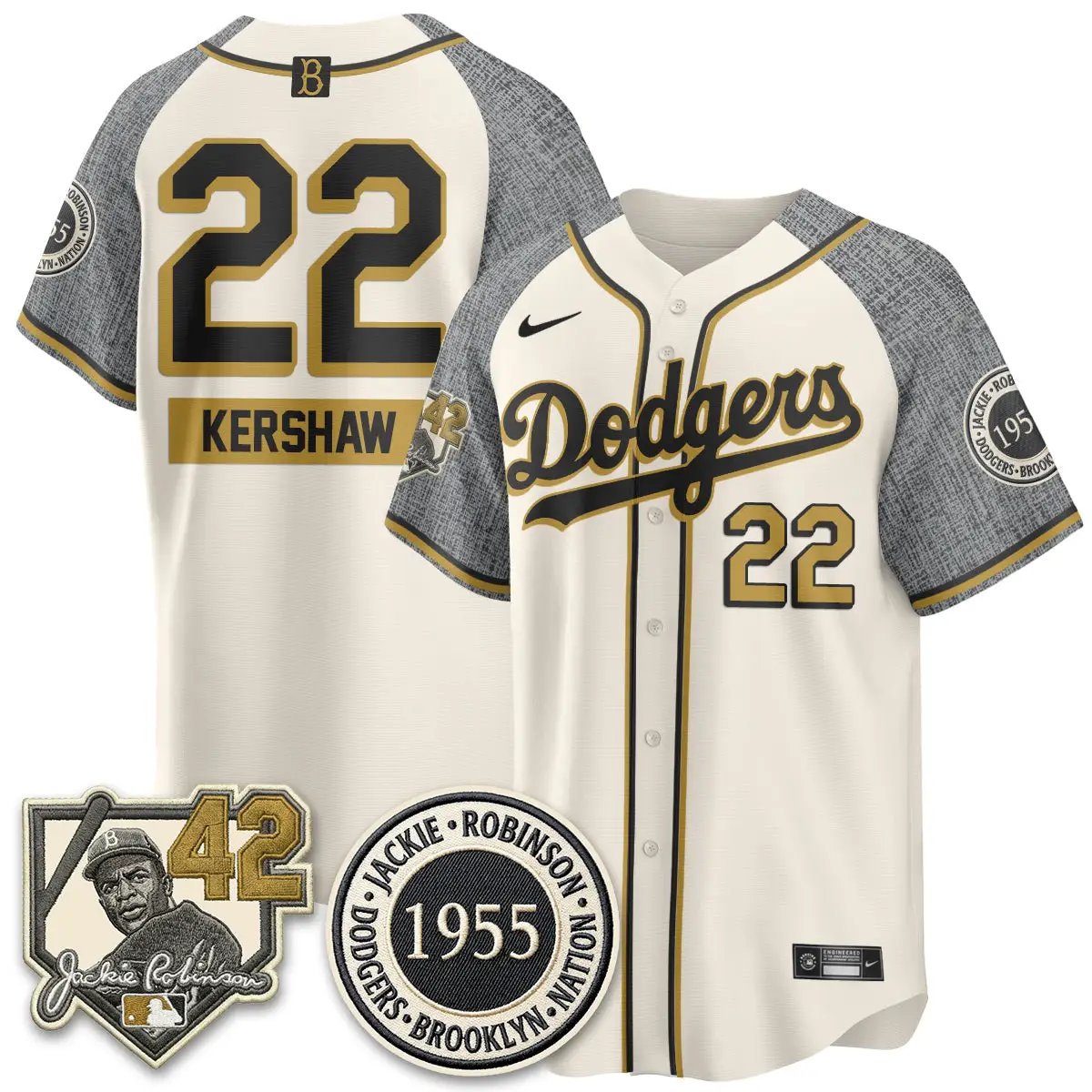 LAD 2026 New Era Jackie Robinson Vapor Limited Jersey - All Stitched by Los Angeles Dodgers