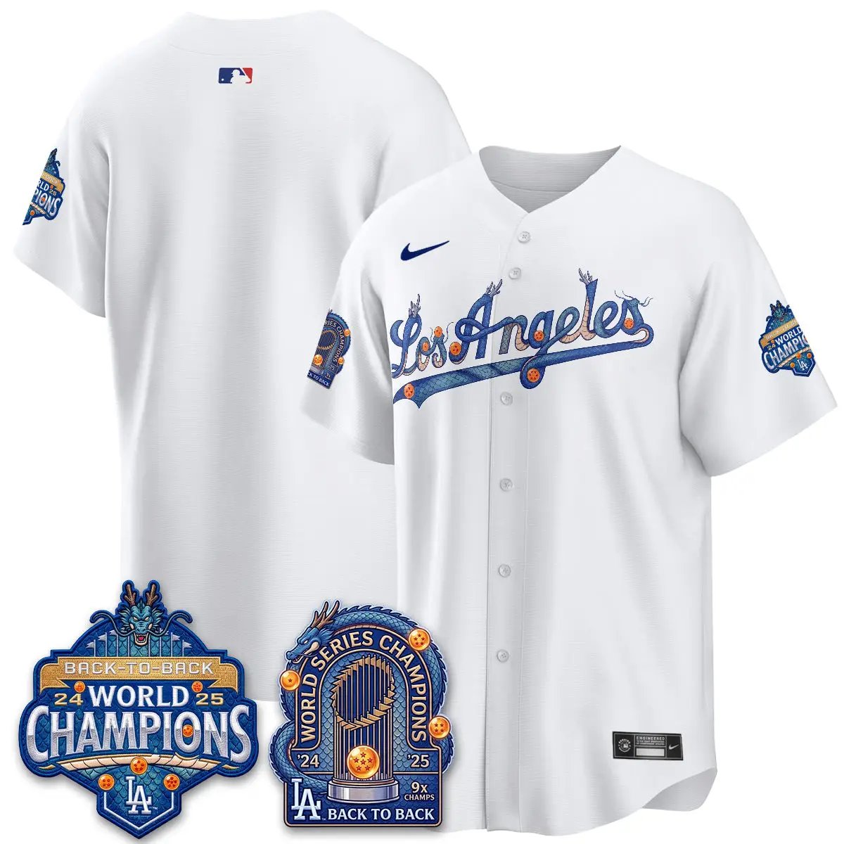 LAD x DB Night 2026 Vapor Jersey - Stitched by Los Angeles Dodgers