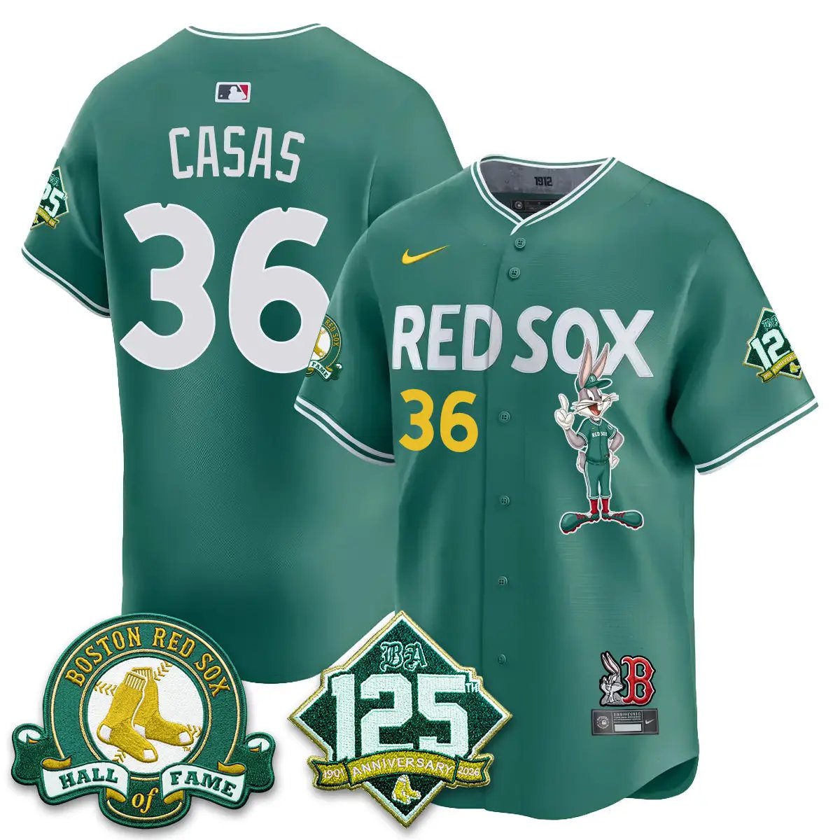 BOS x Bunny Vapor Premier Limited Jersey - Stitched by Boston Red Sox