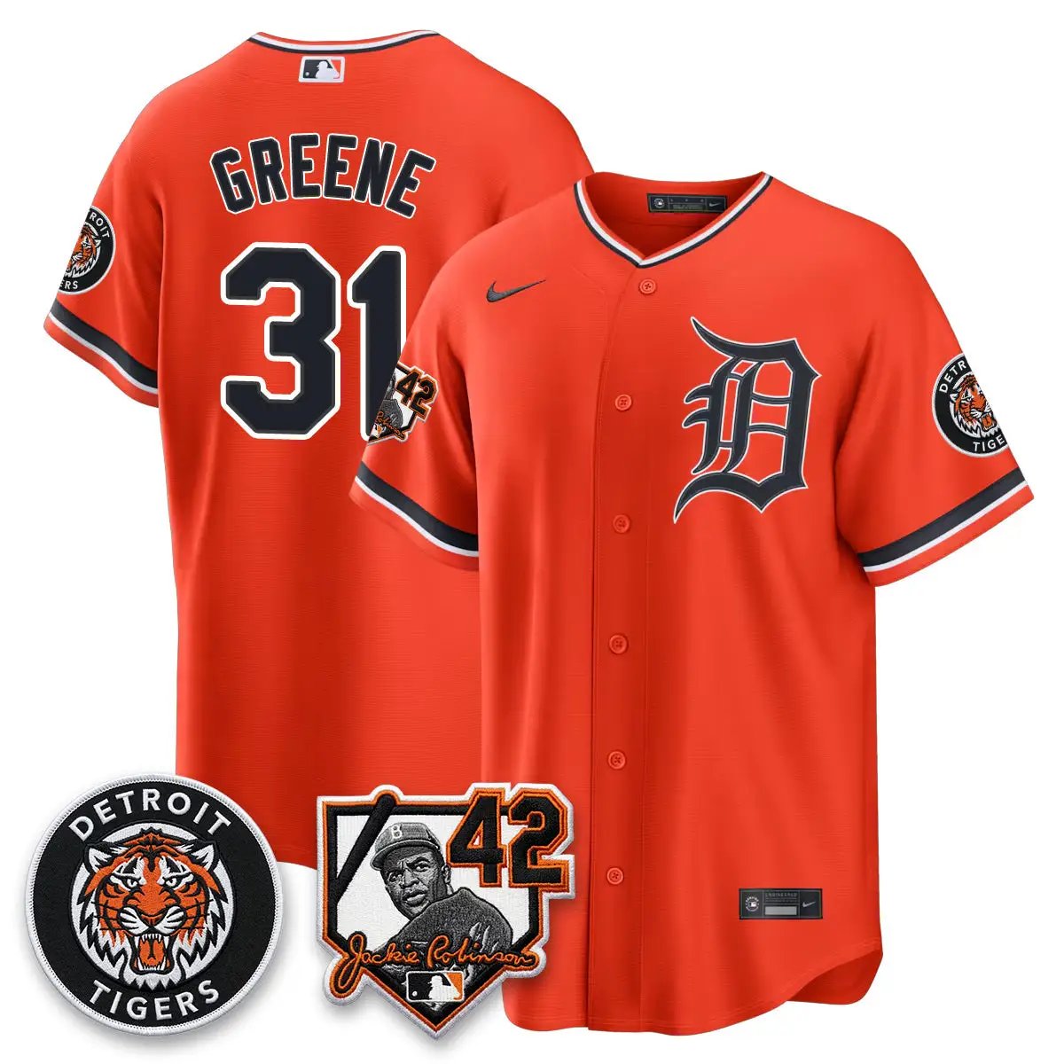 Detroit Tigers 2026 Jackie Robinson Day Vapor Limited Jersey - All Stitched by Detroit Tigers