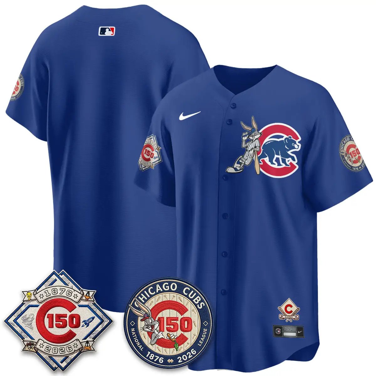 CHC x Bunny Vapor Premier Limited Jersey - Stitched by Chicago Cubs