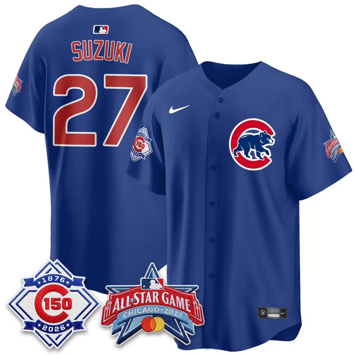 CHC 2027 All Star Game Vapor Limited Jersey - Stitched by Chicago Cubs