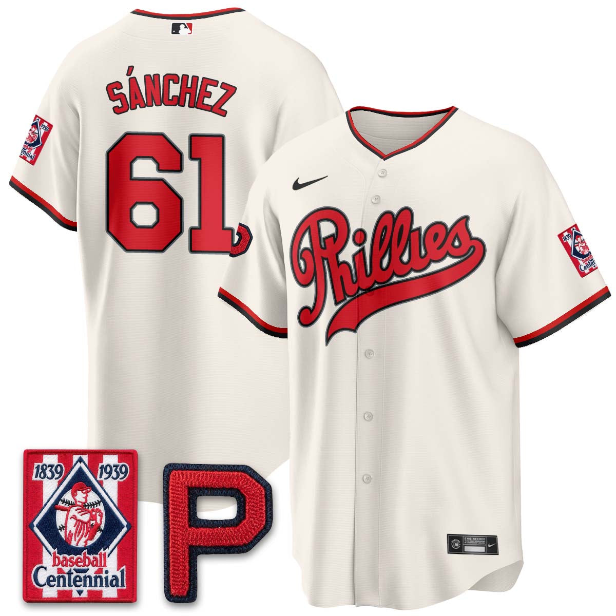 PHI 2026 Field of Dreams Stadium Vapor Jersey - Stitched by Philadelphia Phillies