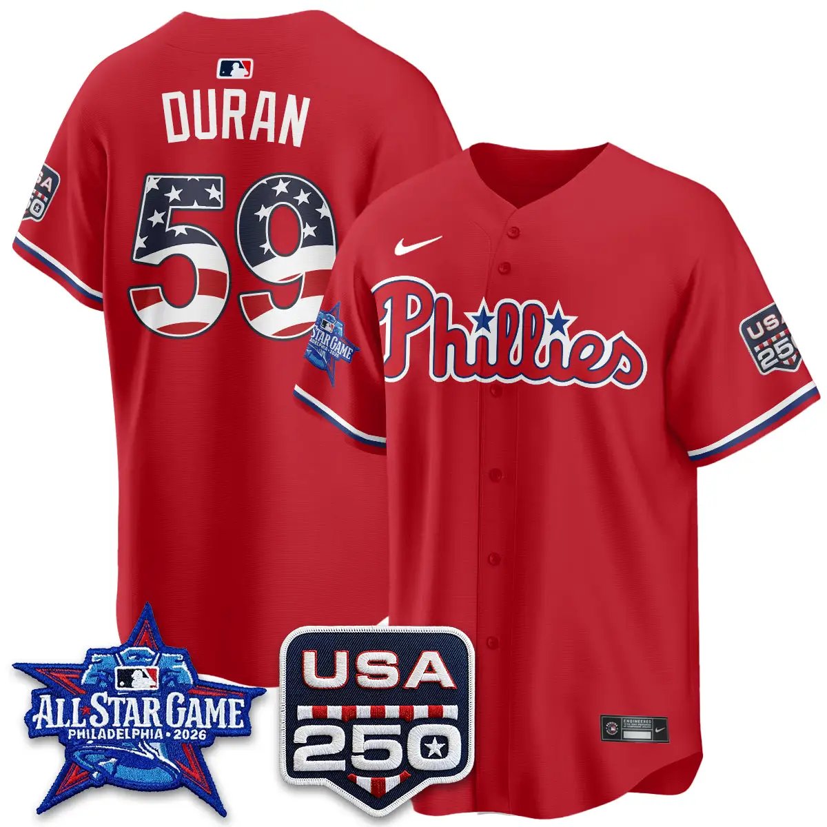 PHI 2026 All Star Edition Vapor Jersey - Stitched by Philadelphia Phillies