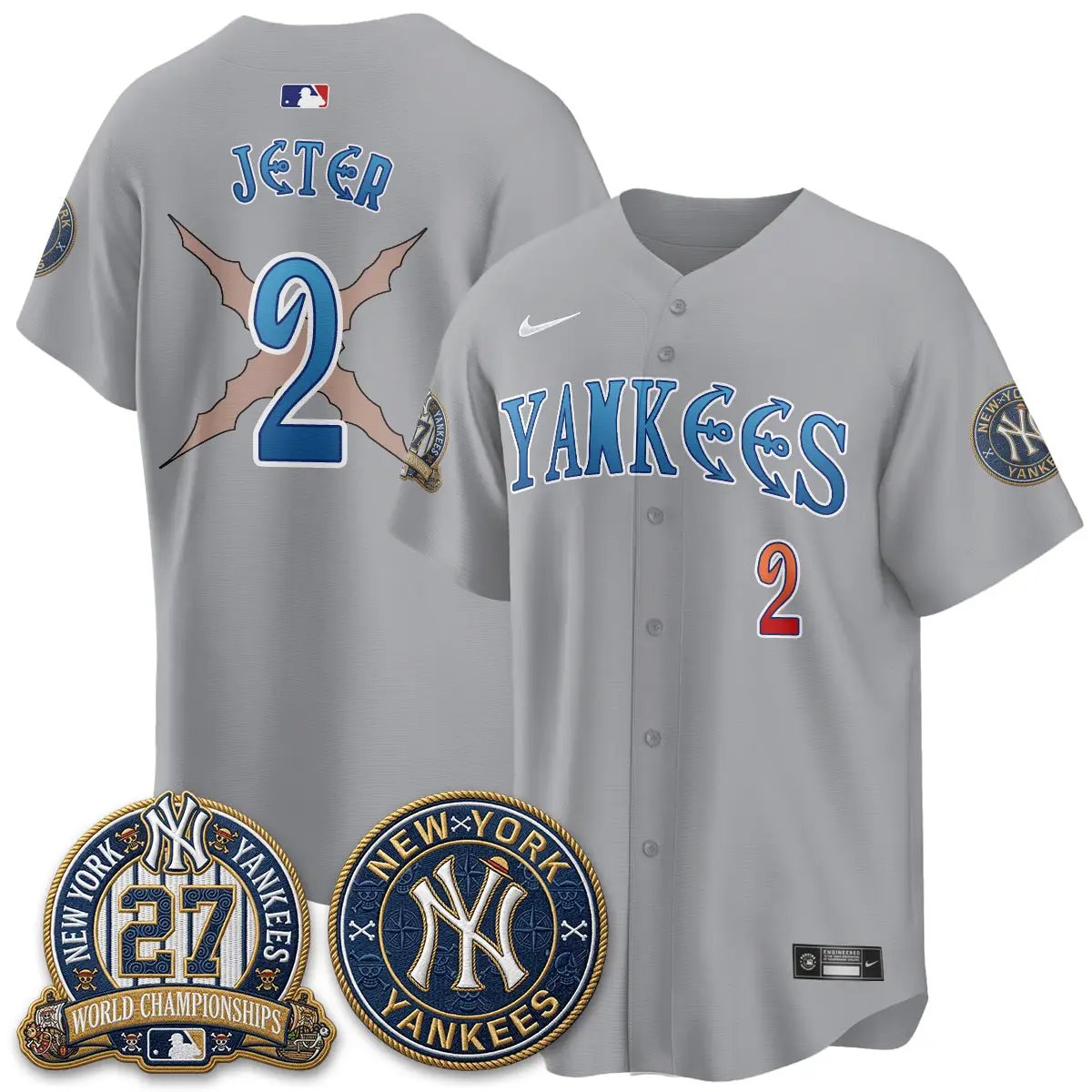 NYY x Japanese Cartoon Limited Jersey - Stitched by New York Yankees
