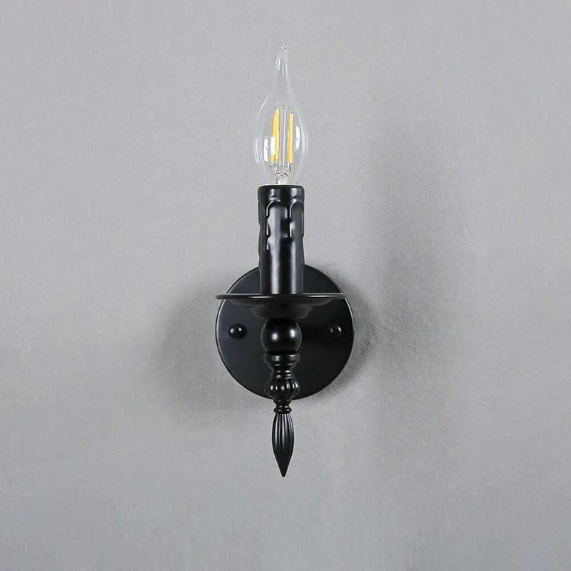 Elegant black wall light Bowlift by Bowlift