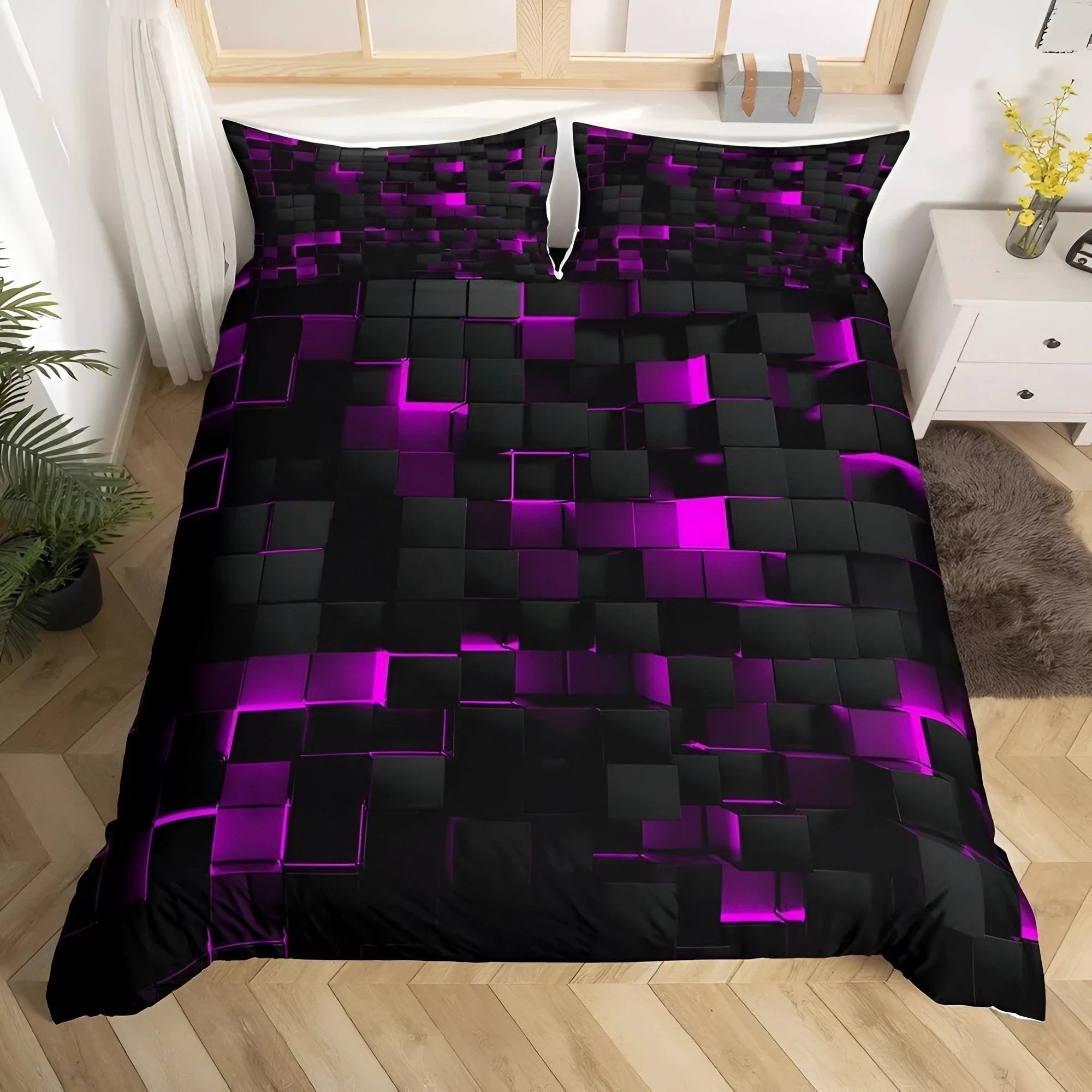 GEOMATRIX | Duvet Cover Set by Casa & Beyond