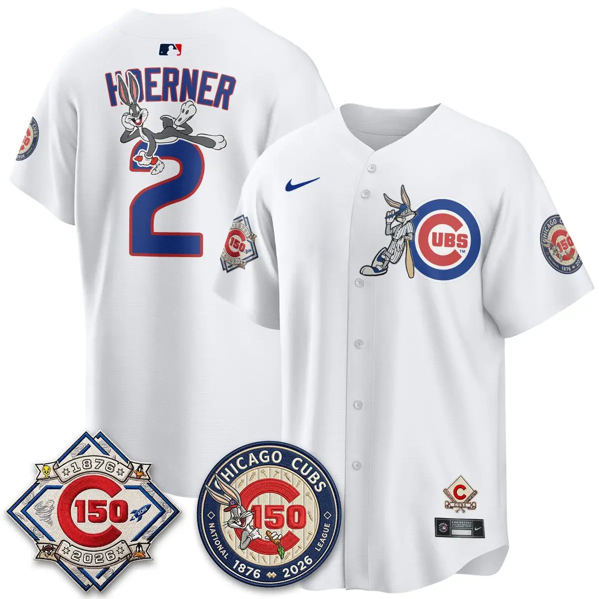 CHC x Bunny Vapor Premier Limited Jersey - Stitched by Chicago Cubs