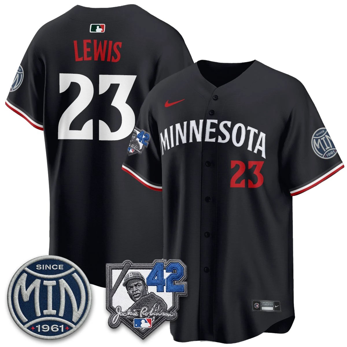 Minnesota Twins 2026 Jackie Robinson Day Vapor Limited Jersey - All Stitched by Minnesota Twins