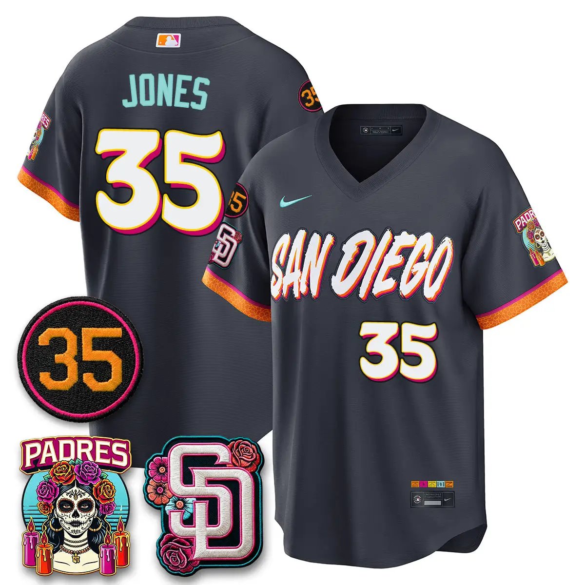 SD 2026 City Connect Vapor Limited Jersey - All Stitched V3 by San Diego Padres