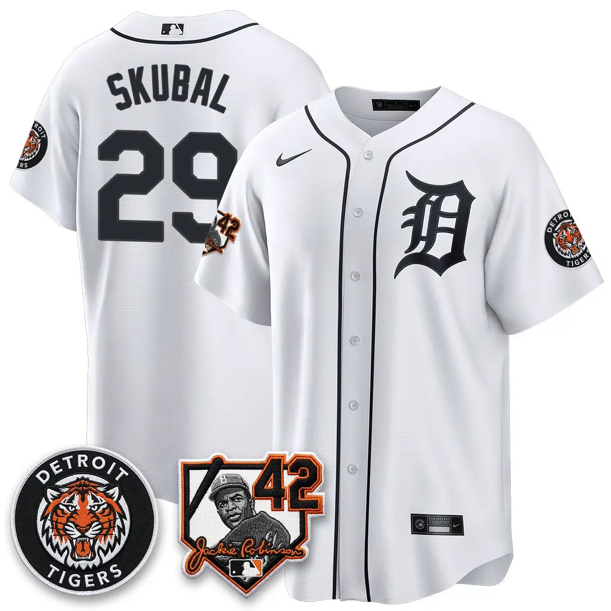 Detroit Tigers 2026 Jackie Robinson Day Vapor Limited Jersey - All Stitched by Detroit Tigers