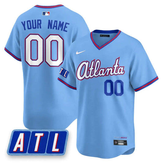 ATL 2026 City Connect Vapor Limited Custom Jersey - All Stitched by Atlanta Braves
