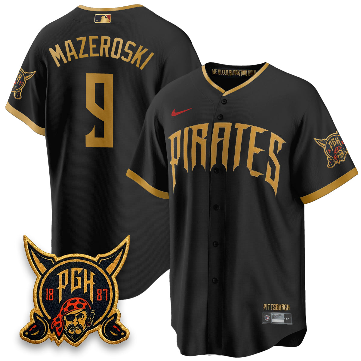 PIT 2026 City Connect Vapor Premier Limited Jersey - All Stitched by Pittsburgh Pirates