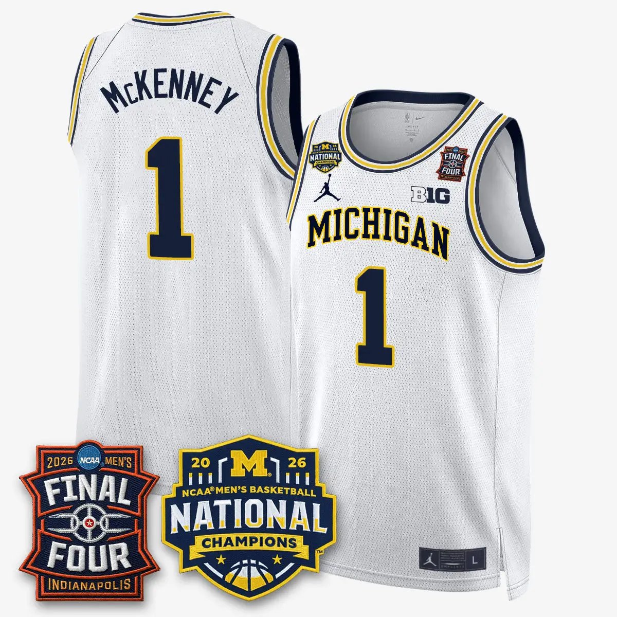 Michigan Wolverines 2026 NCAA Basketball Champions Limited Jersey - All Stitched by Michigan Wolverines
