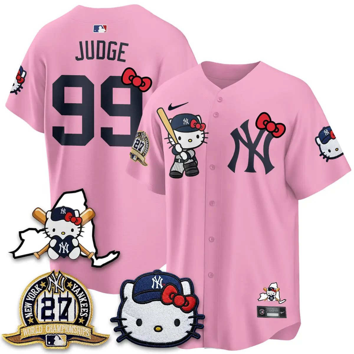 NYY Meow KT 2026 Vapor Limited Jersey - All Stitched by New York Yankees
