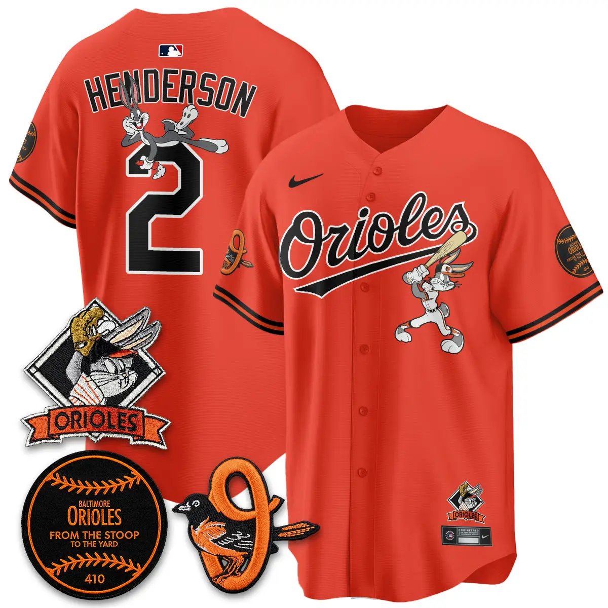BAL x Bunny Vapor Premier Limited Jersey - Stitched by Baltimore Orioles