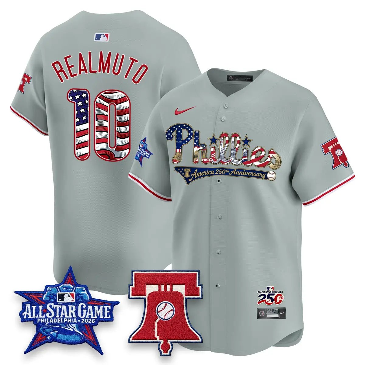 PHI 2026 USA 250 All Star Game Vapor Limited Jersey - Stitched by Philadelphia Phillies