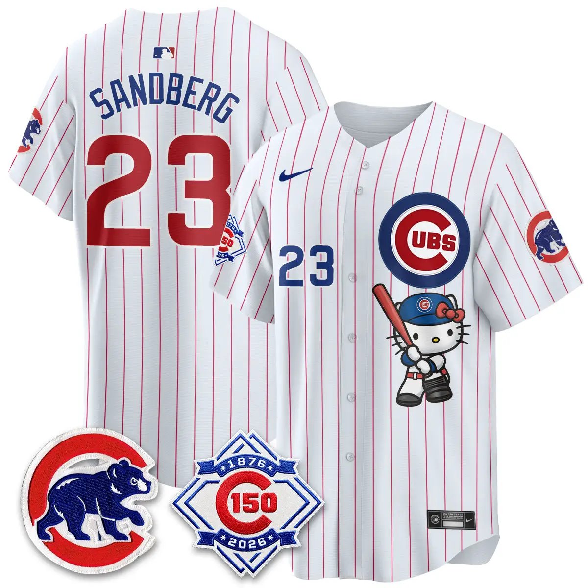 Chicago Cubs x Meow KT Vapor Premier Limited Jersey - All Stitched by Chicago Cubs