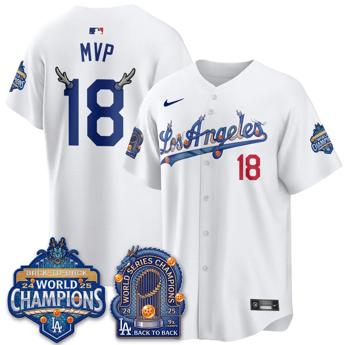 LAD x DB Night 2026 Vapor Jersey - Stitched by Los Angeles Dodgers