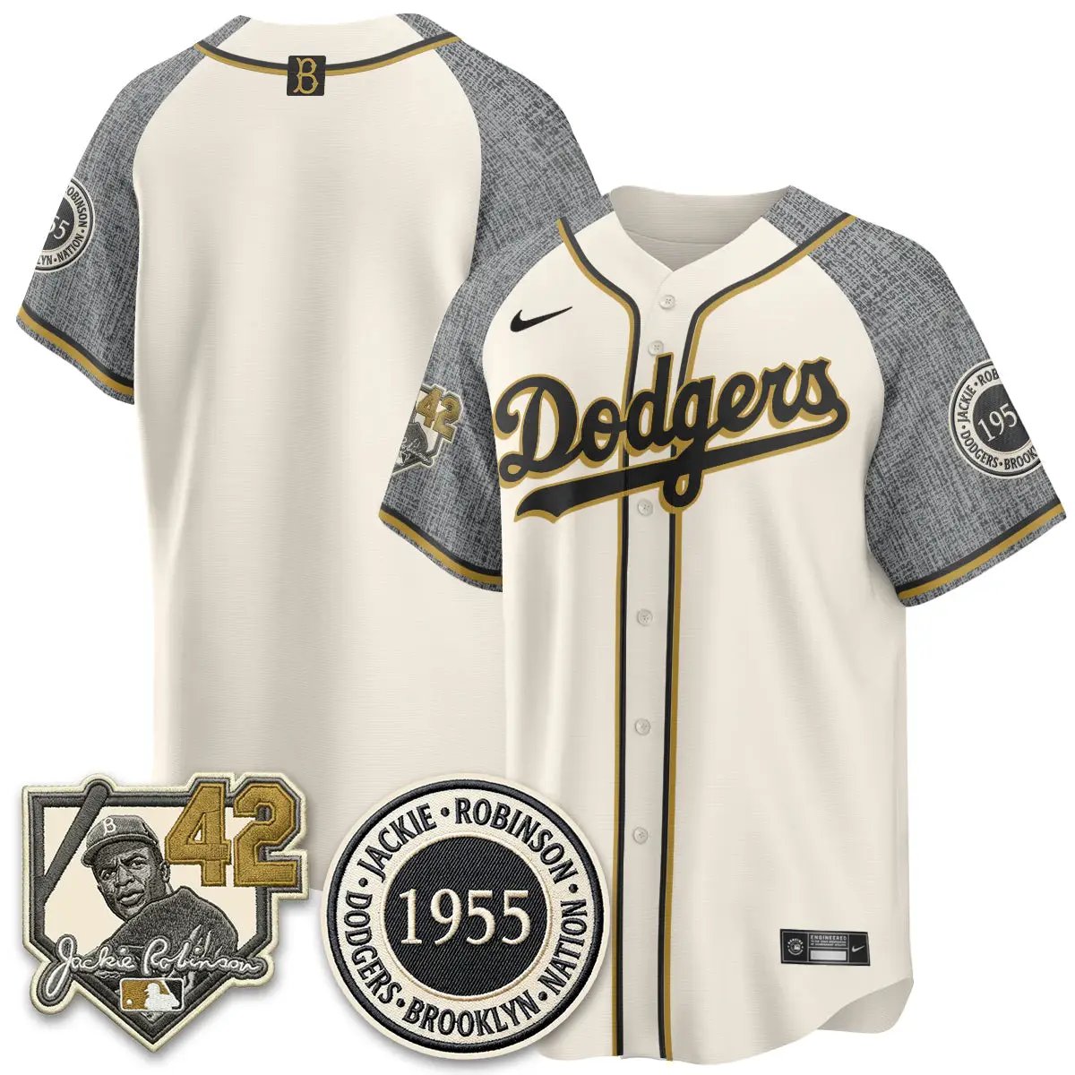 LAD 2026 New Era Jackie Robinson Vapor Limited Jersey - All Stitched by Los Angeles Dodgers