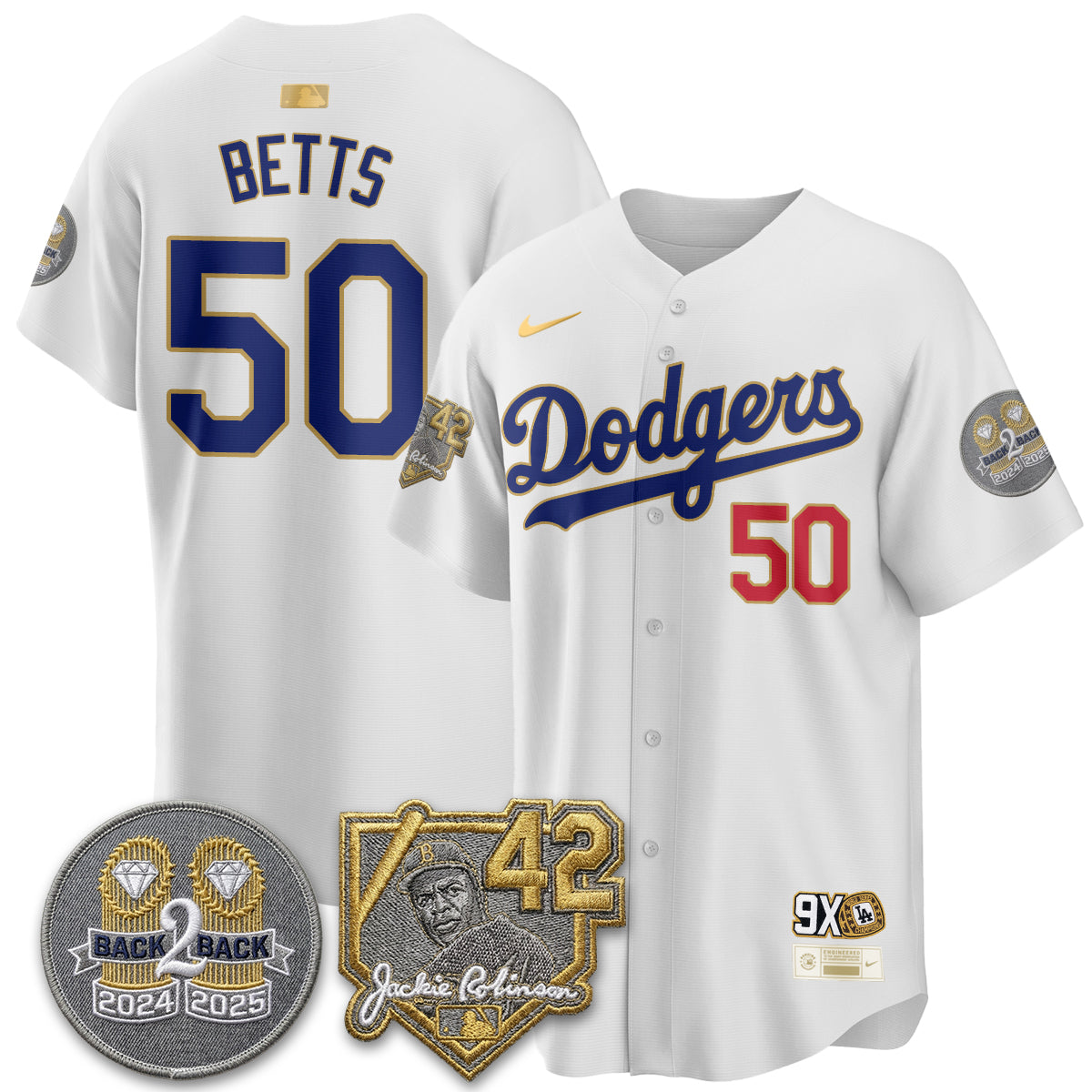 Los Angeles Dodgers - 2026 Jackie Robinson Day Vapor Limited Jersey - All Stitched by Los Angeles Dodgers