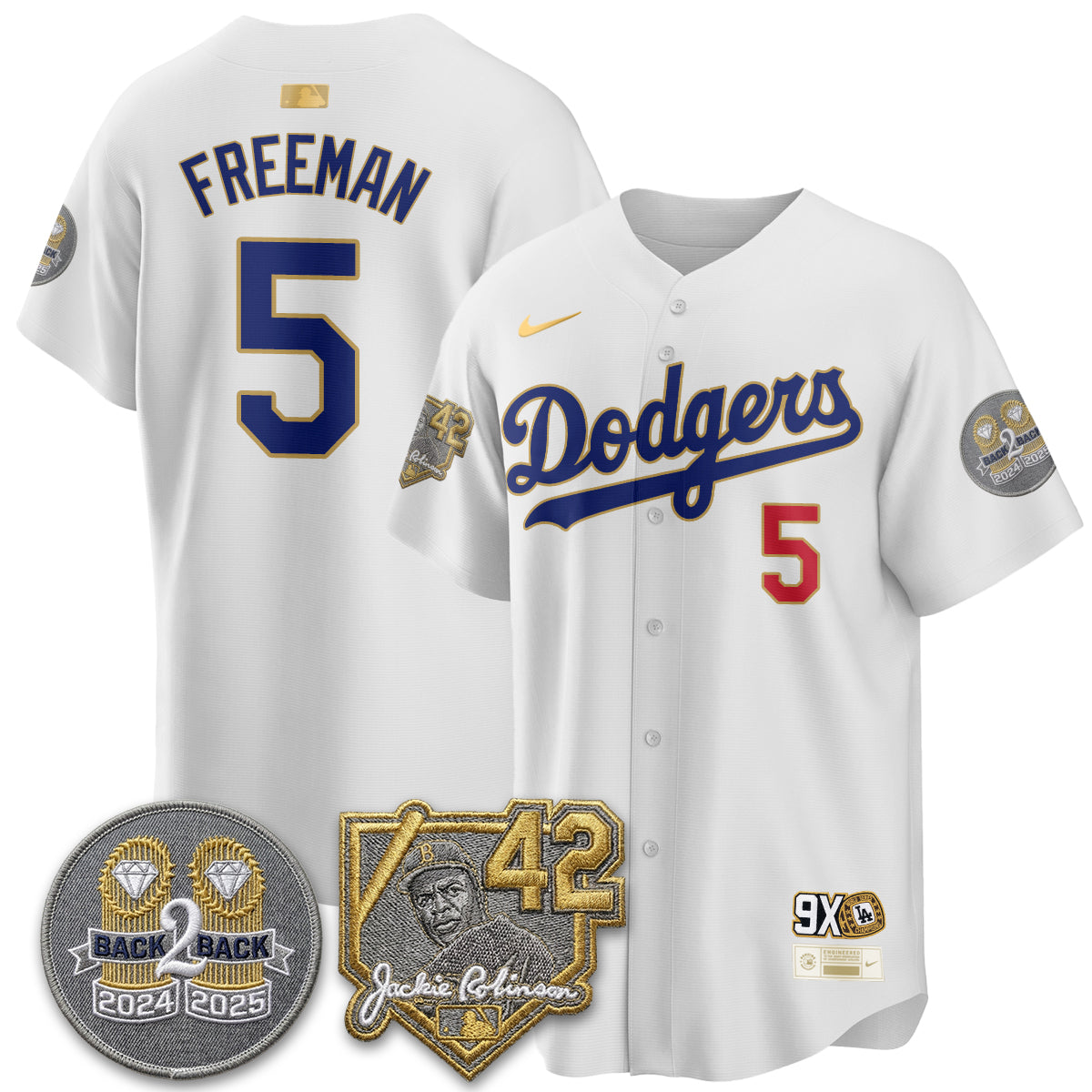 Los Angeles Dodgers - 2026 Jackie Robinson Day Vapor Limited Jersey - All Stitched by Los Angeles Dodgers