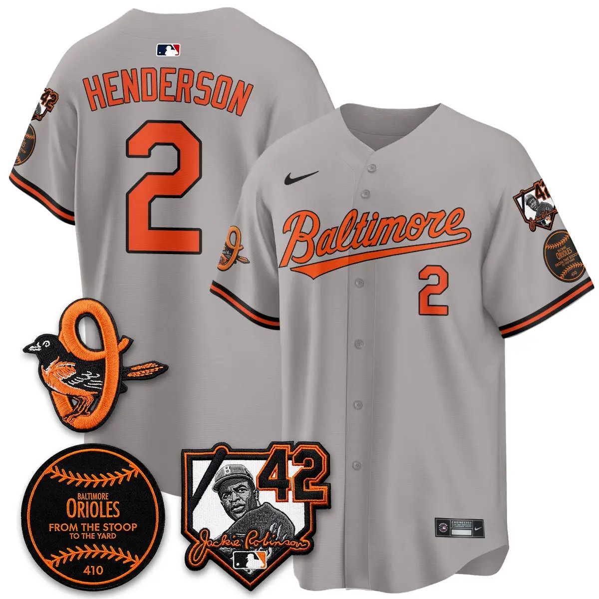 Baltimore Orioles 2026 Jackie Robinson Day Vapor Limited Jersey - All Stitched by Baltimore Orioles