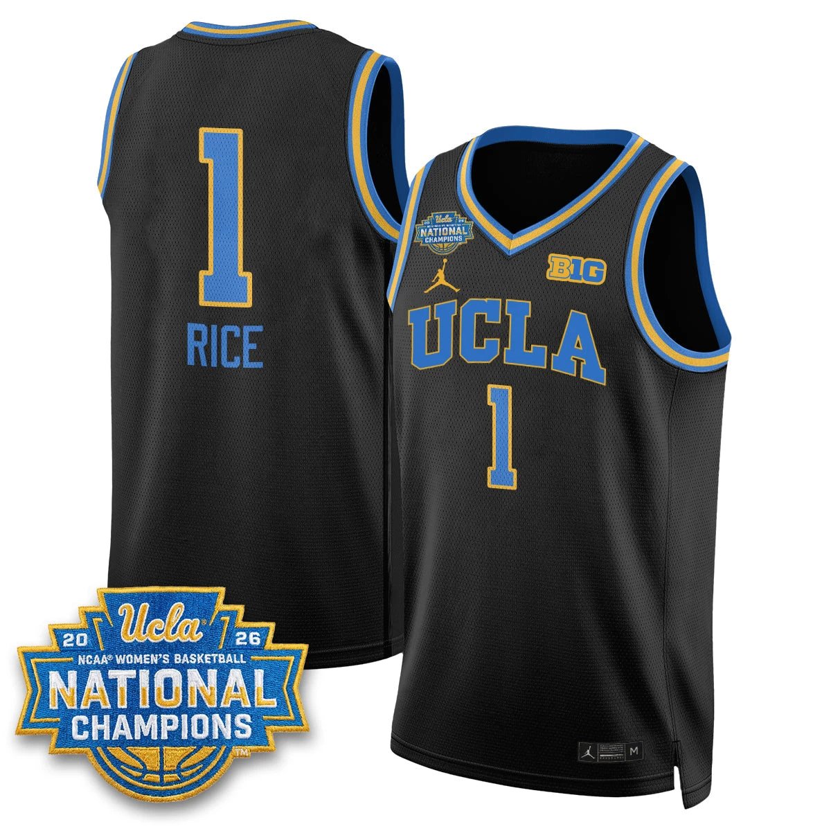 UCLA Women's Basketball National Champion 2026 Gear Limited Jersey - All Stitched by UCLA