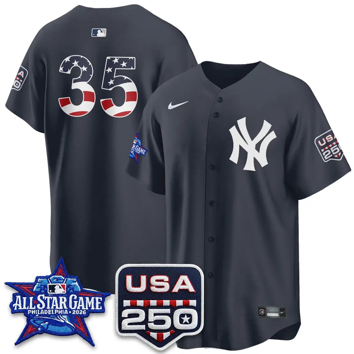 NYY 2026 All Star Edition Vapor Jersey - Stitched by New York Yankees