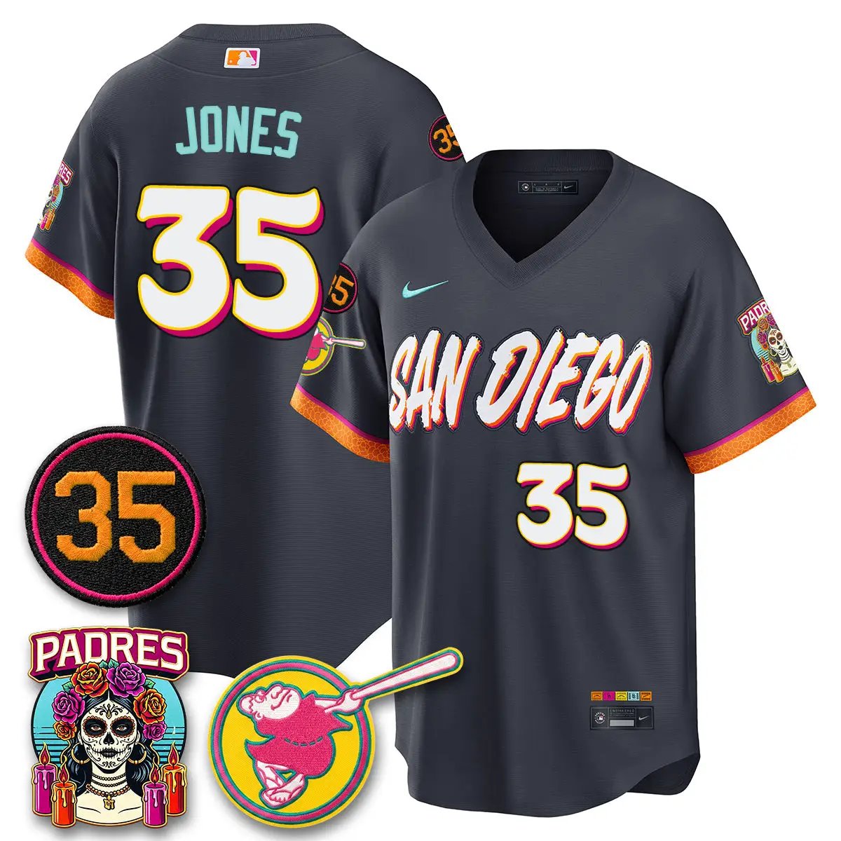 SD 2026 City Connect Vapor Limited Jersey - All Stitched V3 by San Diego Padres