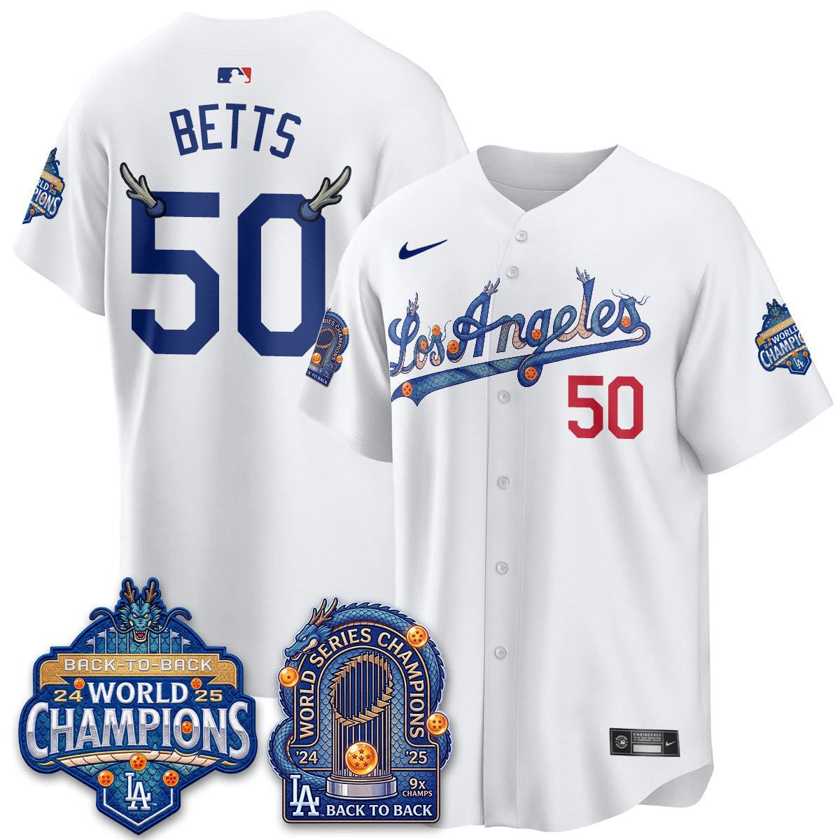 LAD x DB Night 2026 Vapor Jersey - Stitched by Los Angeles Dodgers