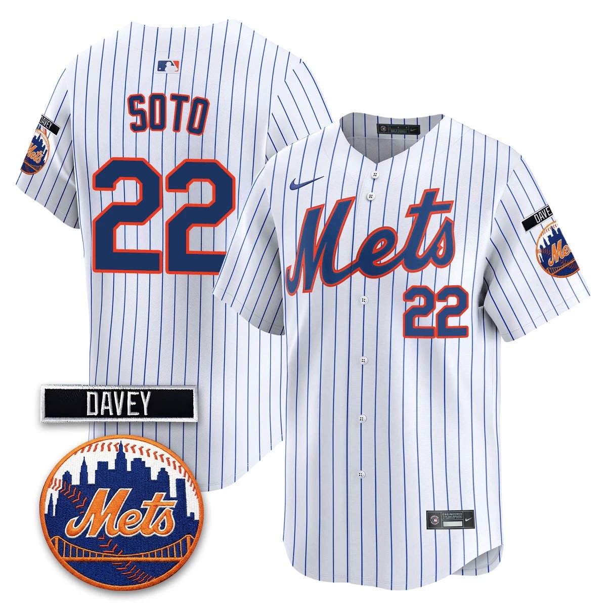 NYM 2026 Davey Johnson Memorial Vapor Limited Jersey - All Stitched by New York Mets