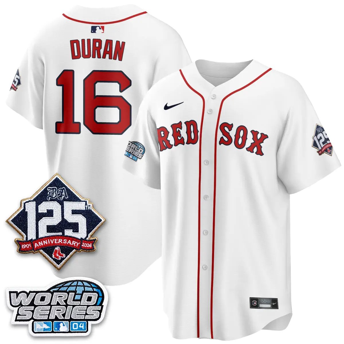 BOS Throwback 2004 Vapor Jersey - Stitched by Boston Red Sox
