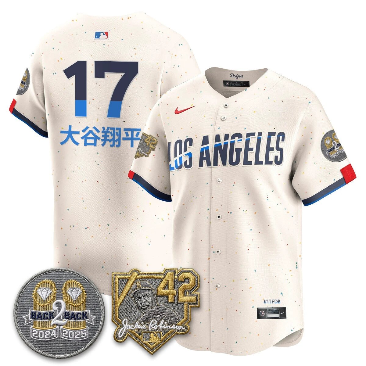 Los Angeles Dodgers - 2026 Jackie Robinson Day Vapor Limited Jersey - All Stitched by Los Angeles Dodgers