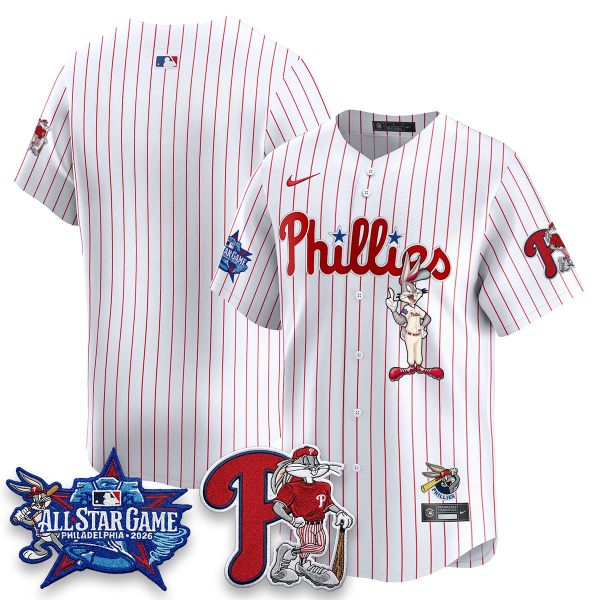 Philadelphia Phillies x Bunny Vapor Premier Limited Jersey - Stitched by Philadelphia Phillies