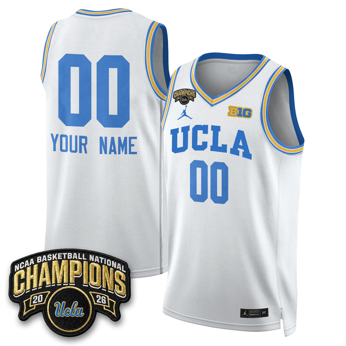 UCLA Women's Basketball Champion 2026 Limited Custom Jersey - All Stitched by UCLA