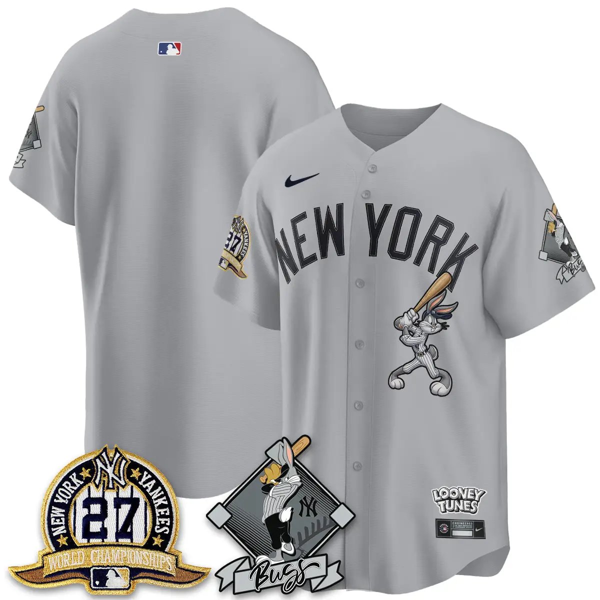 NYY Bunny Vapor Limited Jersey V2- Stitched by New York Yankees