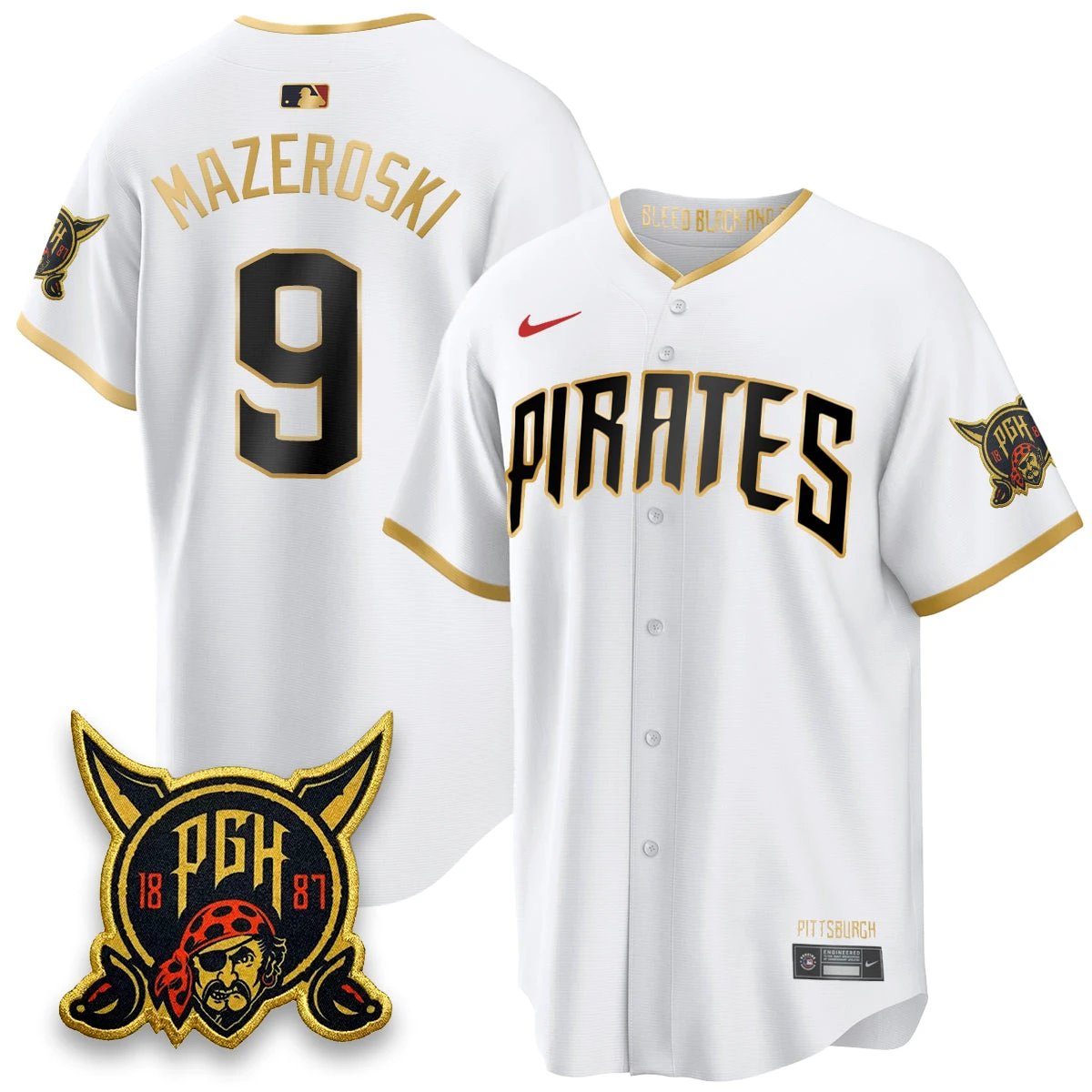 PIT 2026 City Connect Vapor Limited Jersey - All Stitched by Pittsburgh Pirates