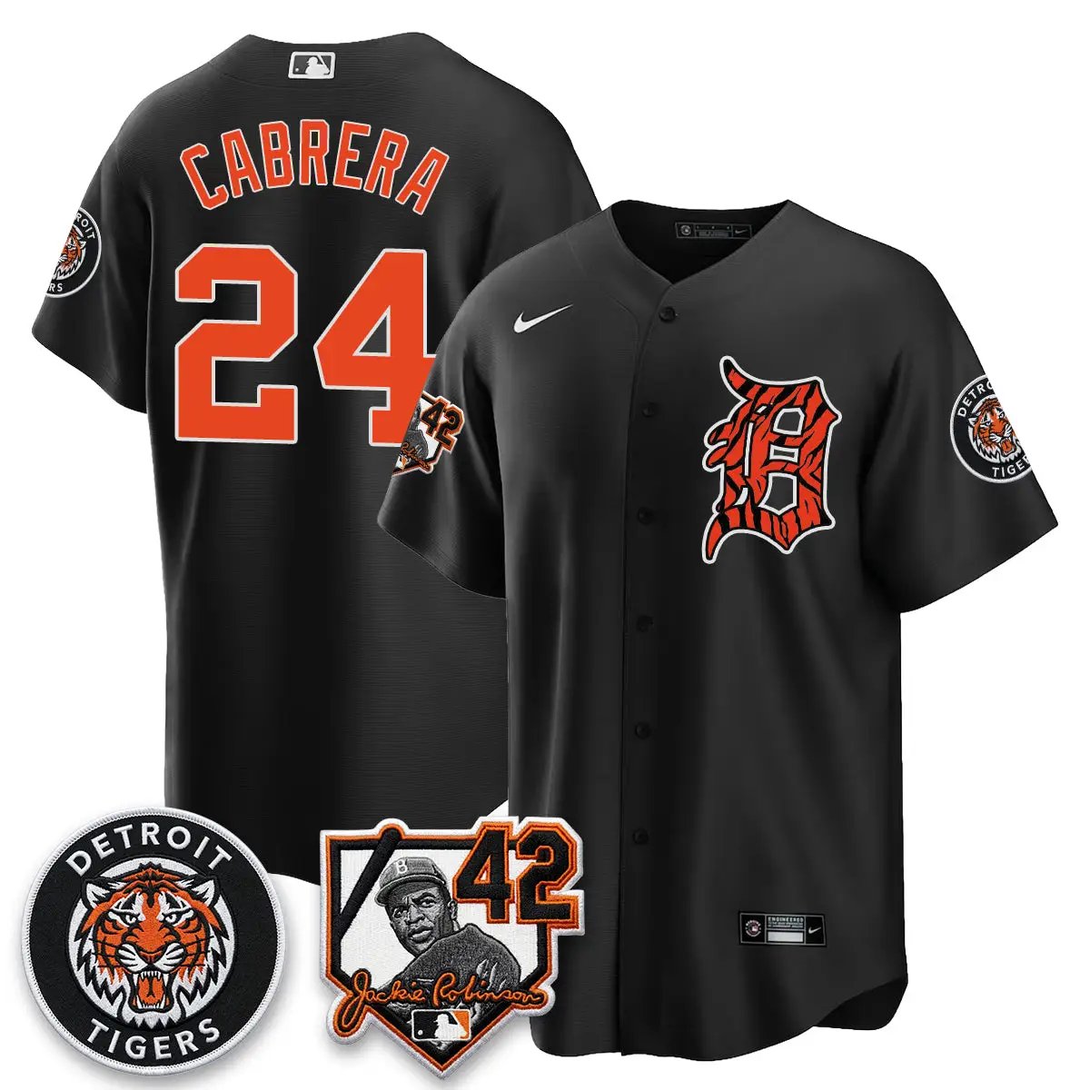 Detroit Tigers 2026 Jackie Robinson Day Vapor Limited Jersey - All Stitched by Detroit Tigers