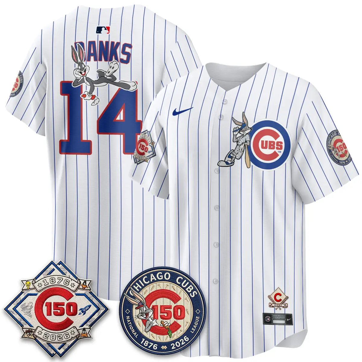 CHC x Bunny Vapor Premier Limited Jersey - Stitched by Chicago Cubs