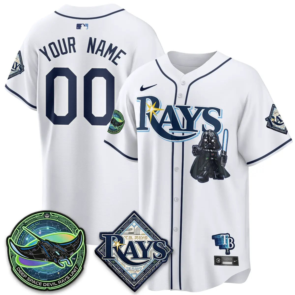 TB x SW Vapor Limited Custom Jersey - Stitched by Tampa Bay Rays