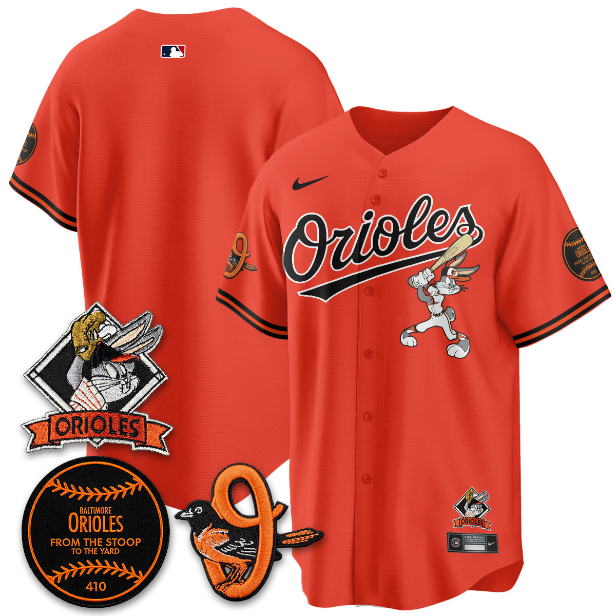 BAL x Bunny Vapor Premier Limited Jersey - Stitched by Baltimore Orioles
